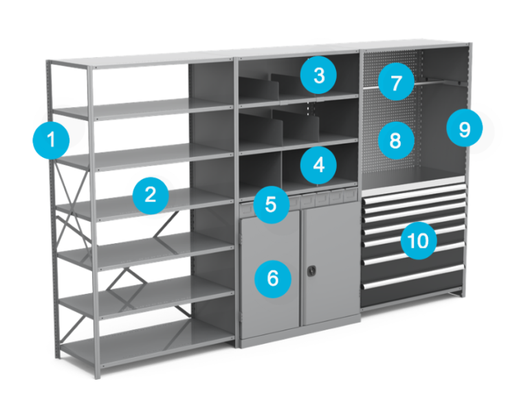 Electrical Interlock Racking Table Industrial Shevling & Storage Solutions - RACKsteel Storage Systems Ltd