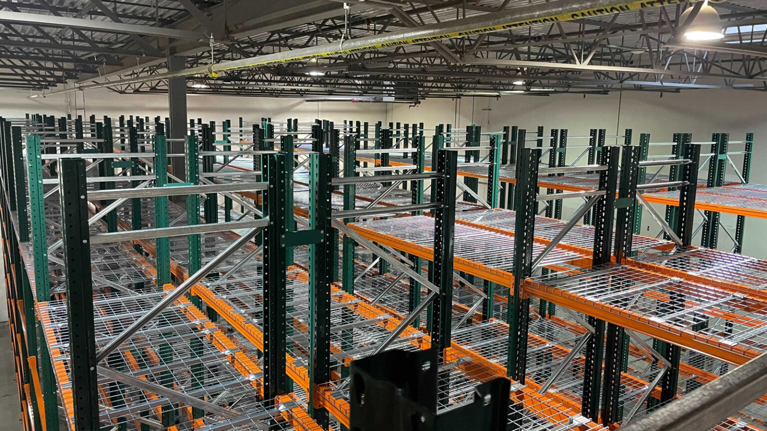 Inset Decking Rack Wire Mesh Decking - RACKsteel Storage Systems Ltd