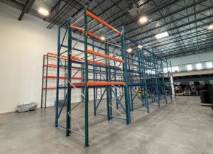Used pallet racking inspected and installed by RACKsteel